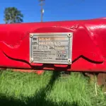 LOTE 000 - IMPLEMENTOS AGRICOLAS – MARCA GRADE NIVELADORA – Modelo Niveladora 48 Discos – Cor Vermelha – Fabricante: TATU - Serie – 02574312