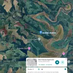 LOTE 000 - TERRENO RURAL COM 1.050 M2  no ALAGADO de  BOA VISTA APARECIDA PR (FRENTE PARA O ALAGADO)