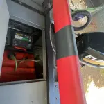 LOTE 000 - BARCO ALUMÍNIO 6 METROS CONJUNTO COM MOTOR EVINRUDE 35 HP E CARRETA PARANA REBOQUES
