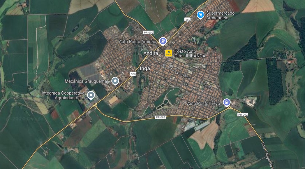 TERRENO COM 144 M2 EM ANDIRÁ PR - COM IMÓVEL DE 88,18M2 NÃO AVERBADO, localizado em Andirá - PR