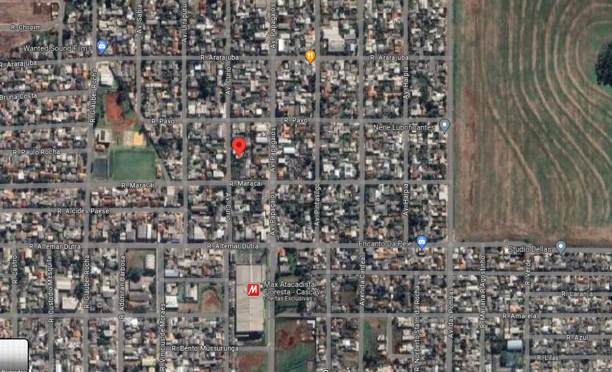 TERRENO COM 480 M2 - RUA CURIÓ 238 BAIRRO CLARITO/FLORESTA- CASCAVEL PR