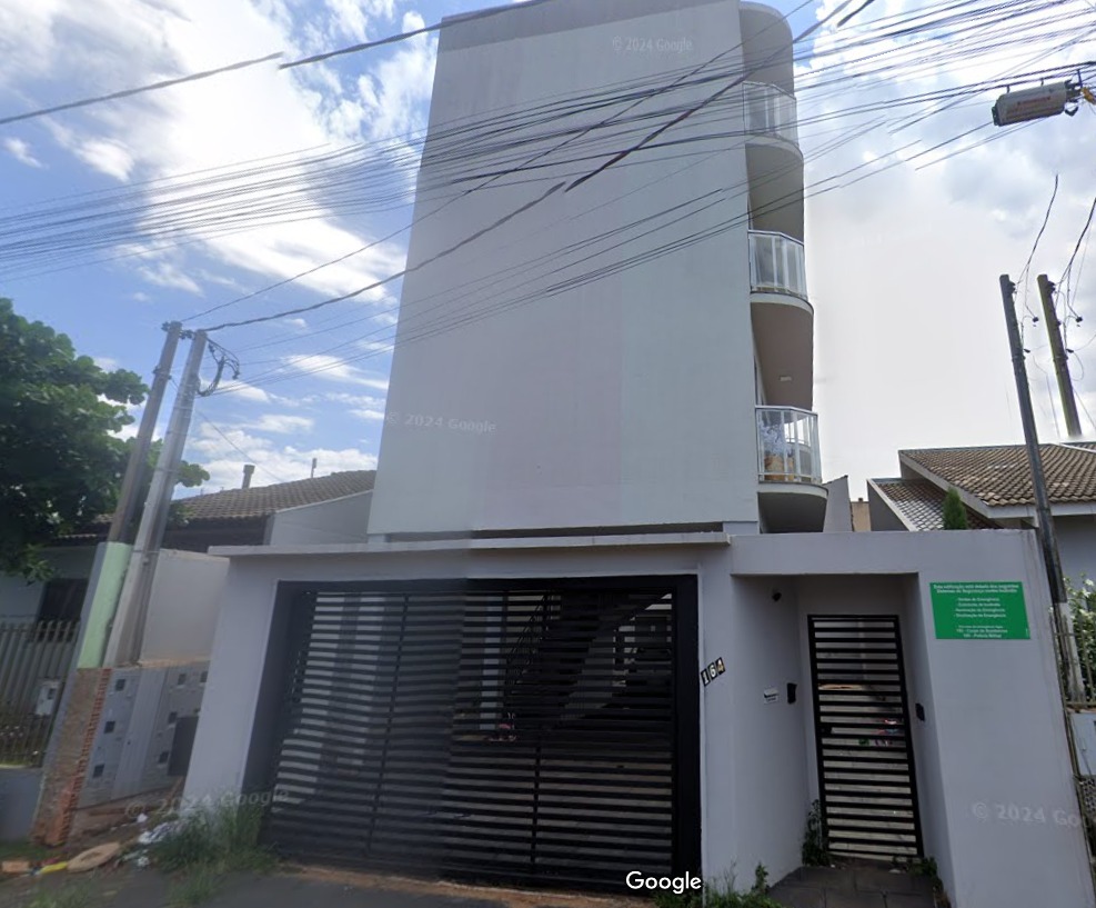 APARTAMENTO 302 EDIFICIO RESIDENCIAL BENVENUTI II com 62m2  AREA TOTAL BAIRRO  SANTA CRUZ - CASCAVEL PR
