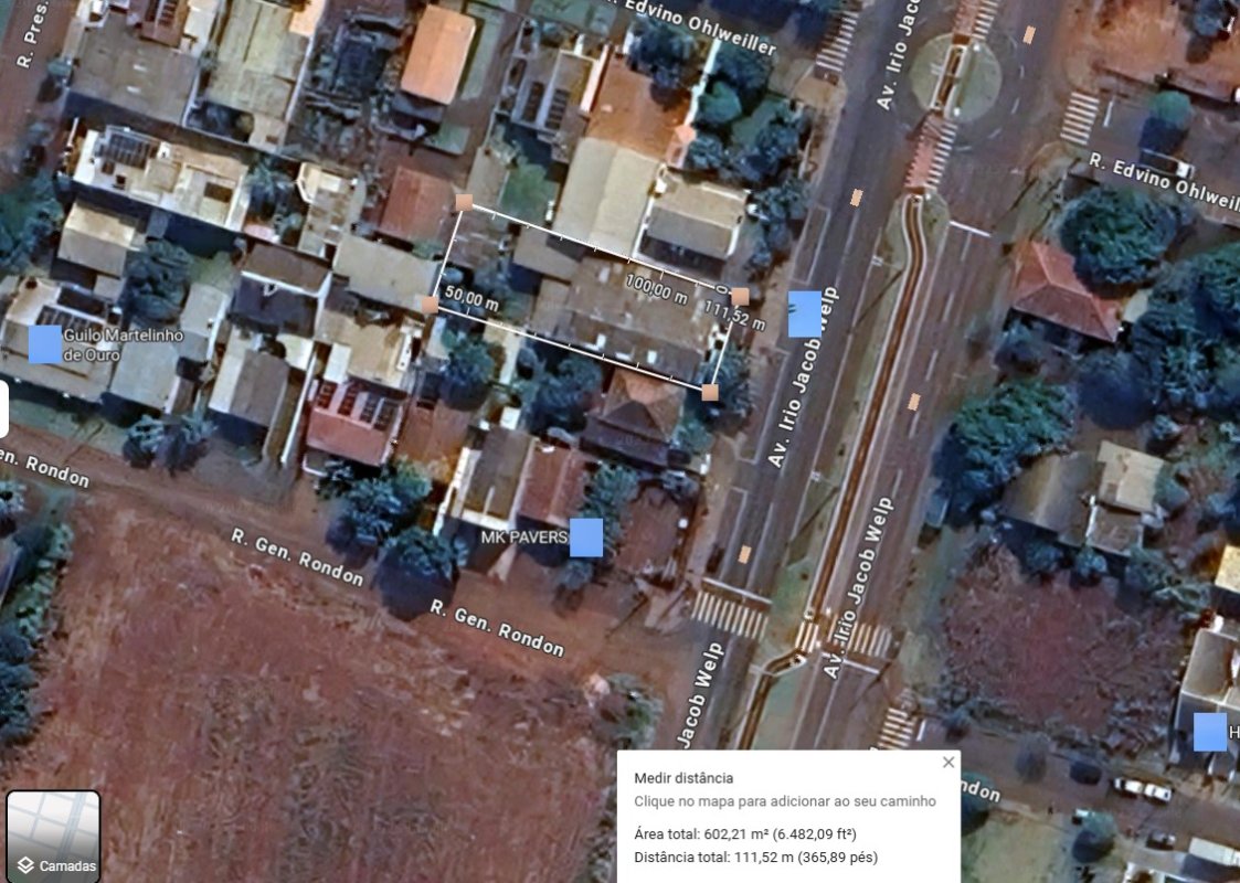 Terreno Urbano Com 602 M2 E Barracão/sala Comercial Com 233 M2 Em Marechal Candio Rondon Pr, localizado em Marechal Cândido Rondon - PR
