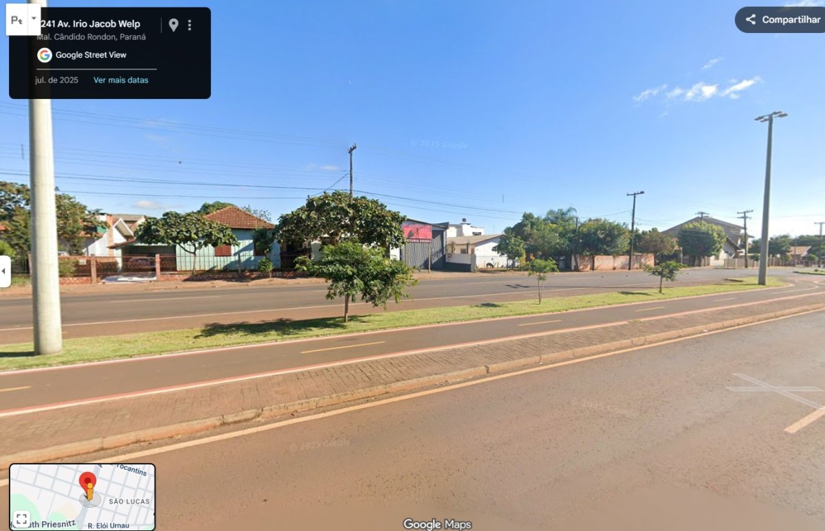 Terreno Urbano Com 602 M2 E Barracão/sala Comercial Com 233 M2 Em Marechal Candio Rondon Pr, localizado em Marechal Cândido Rondon - PR