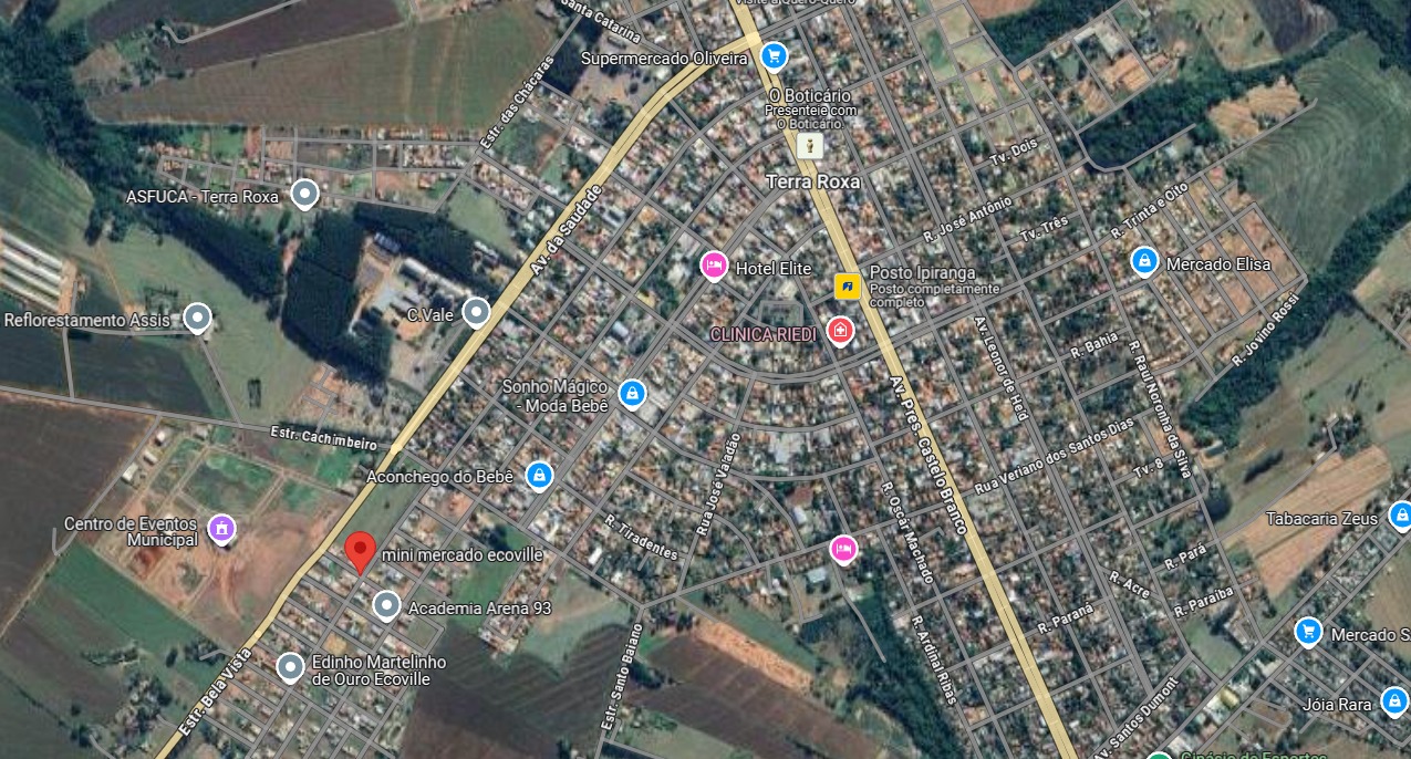 TERRENO COM 250,63 M2 - LOTEAMENTO ECOVILLE III - TERRA ROXA PR, localizado em Terra Roxa - PR