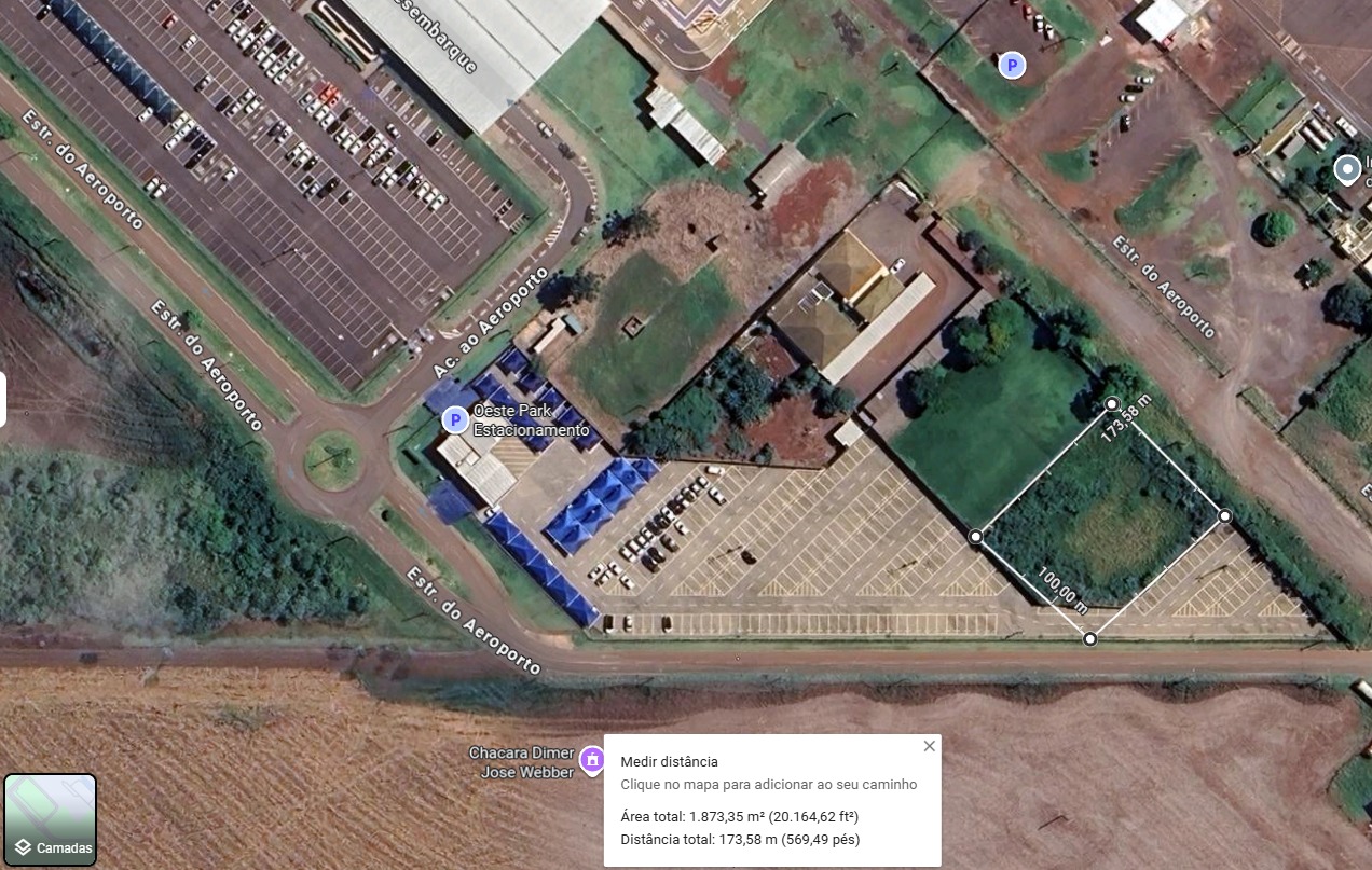TERRRENO COM 1.873 M2 - AEROPORTO CASCAVEL PARANA