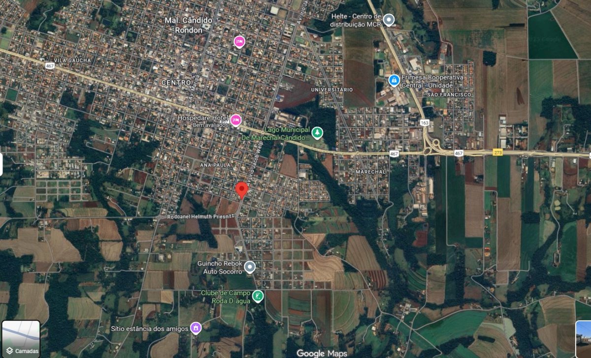 Terreno Urbano Com 602 M2 E Barracão/sala Comercial Com 233 M2 Em Marechal Candio Rondon Pr, localizado em Marechal Cândido Rondon - PR