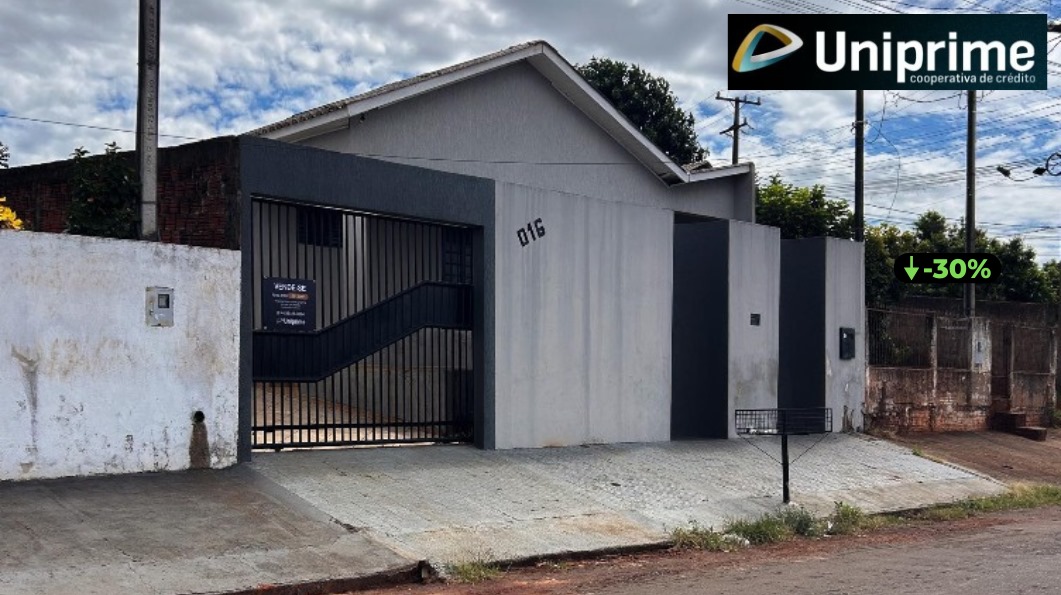 CASA TÉRREA EM GOIOERÊ-PR RUA ANDORINHAS, 16 - CONJUNTO SCARPARI • 291,40m²  Goioerê - PR