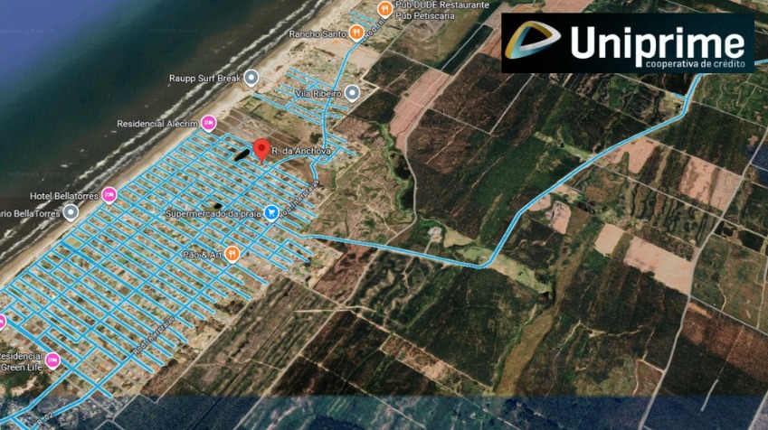 TERRENO NA PRAIA COM 422 M2 BALNEÁRIO BELLATORRES - PASSO DE TORRES SC -