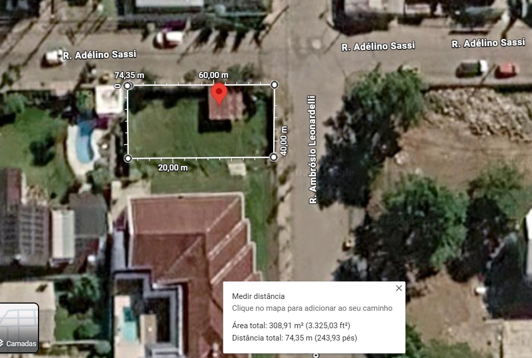 Imagem do imóvel Terreno De Esquina - Caxias Do Sul Rs Com 307,89 M2 ( Bairro Cincoentenario)